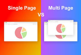 one page vs multi page website